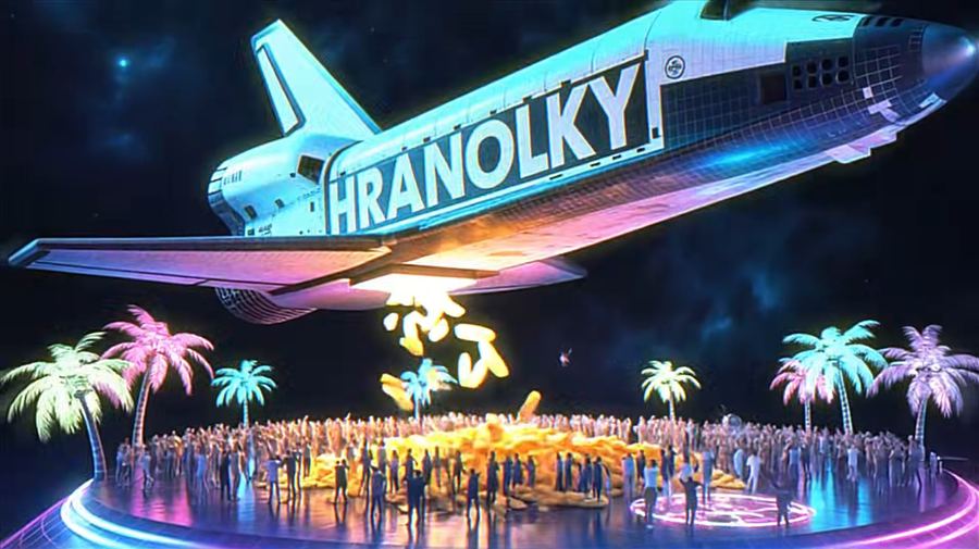 RAKETOPLÁN IBIZA — scéna z klipu DJ Metoděj